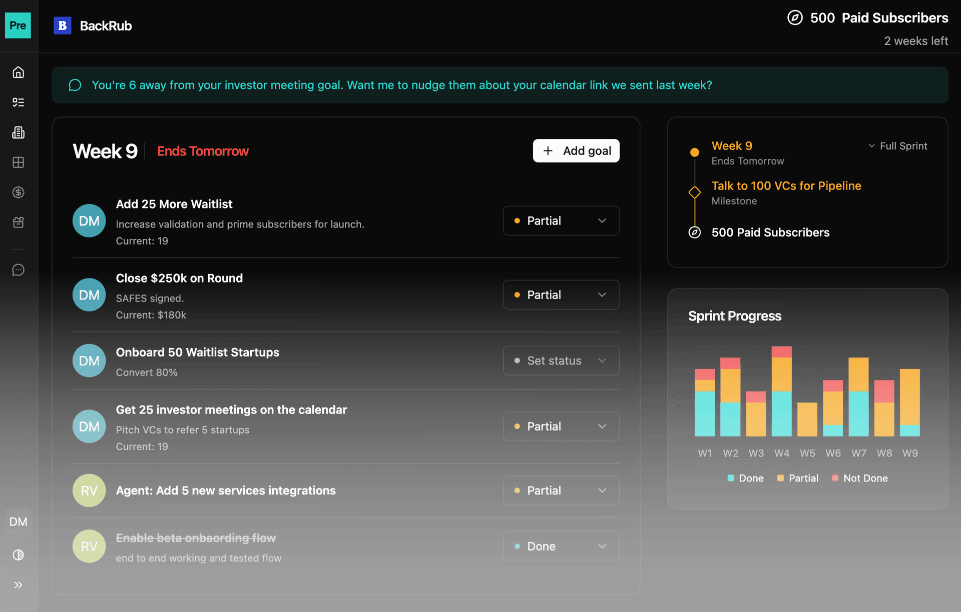 Pre App screenshot